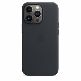 Apple Leather MagSafe Case iPhone 13 Pro Midnight