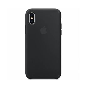 Apple silicone case iPhone X / XS black