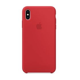 Apple Silicone Case iPhone XS Max rood