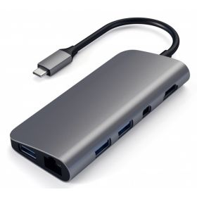 Satechi Type-C Multimedia Adapter grijs