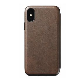 Nomad Rugged Case Tri-Folio iPhone XS Max bruin