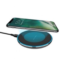 XQISIT Wireless Fast Charger 10W zwart