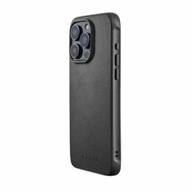 Mujjo Impact Case met MagSafe iPhone 15 Pro Max Zwart