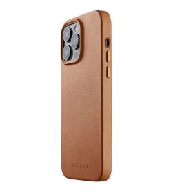 Mujjo Leather Case with MagSafe iPhone 14 Pro Max bruin