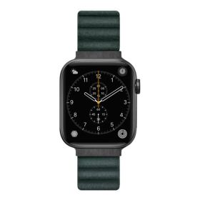 LAUT Novi Leather Loop Apple Watch 42mm / 44mm / 45mm / 49mm pine green