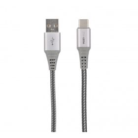 Musthavz USB-A 2.0 to USB-C Nylon Cable 1m
