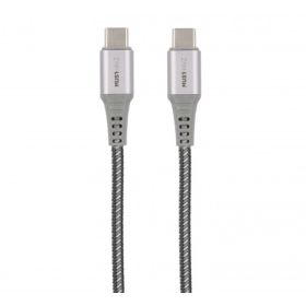 Musthavz USB-C 2.0 naar USB-C Nylon Cable 1m