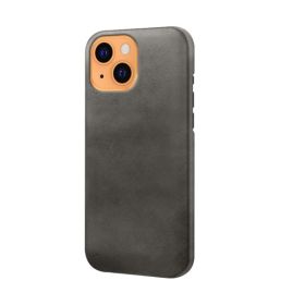 Casecentive Leren Back case iPhone 13 zwart