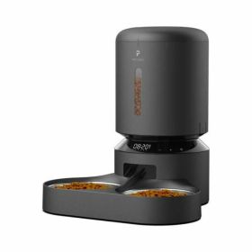 Petlibro Dual Voerautomaat 5L voor honden en katten zwart