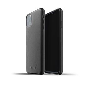 Mujjo Leather Case iPhone 11 Pro Max zwart