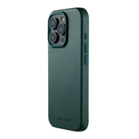 Mujjo Leather Case iPhone 16 Pro Livid Green