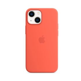 Apple Siliconen MagSafe Hoesje iPhone 13 Mini Nectarine