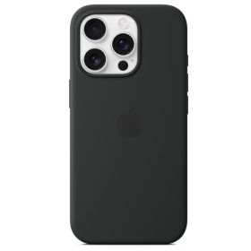 Apple Silicone MagSafe Hoesje iPhone 16 Pro Zwart