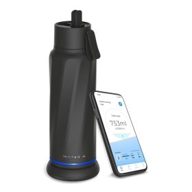 WaterH VITA Slimme Waterfles Zwart