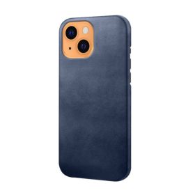 Casecentive Leren Back case iPhone 13 Mini blauw 