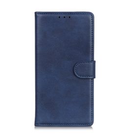 Casecentive Leren Wallet case met sluiting iPhone 13 blauw