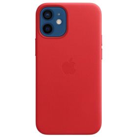 Apple Leather MagSafe Case iPhone 12 Mini Red