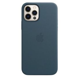 Apple Leather MagSafe Case iPhone 12 / 12 Pro Baltic Blue