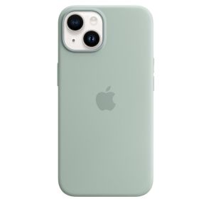 Apple Silicone MagSafe Case iPhone 14 Succulent