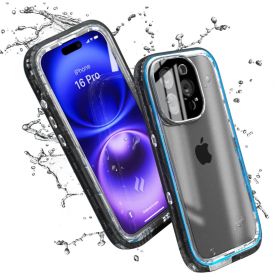 Catalyst Total Protection Waterproof Case iPhone 16 Pro Zwart