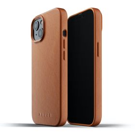 Mujjo Leather Case iPhone 13 Mini tan