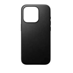 Nomad Modern Leather Case Magsafe iPhone 15 Pro Max zwart