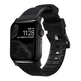 Nomad rugged sport strap Apple Watch 42mm / 44mm / 45mm / 49mm zwart / zwart