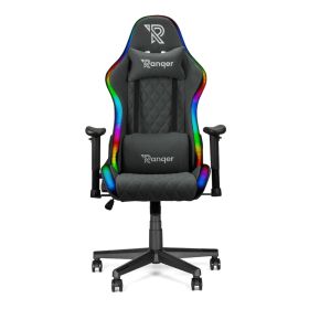 Ranqer Halo Fabric gamestoel (van stof) RGB / LED grijs