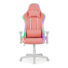 Ranqer Halo gamestoel RGB / LED roze
