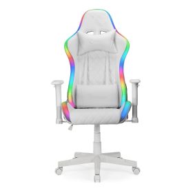 Ranqer Halo gamestoel RGB / LED wit