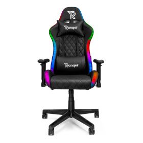 Ranqer Halo gamestoel RGB / LED licht zwart