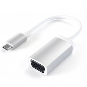 Satechi Type-C naar VGA Adapter zilver