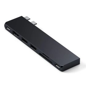 Satechi USB-C Pro Hub Slim Adapter Midnight Black