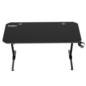 Fourze Overskies Gaming Desk zwart