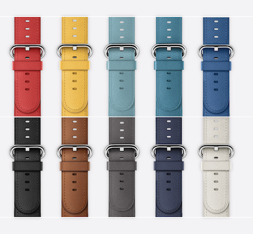 Apple Classic Buckle derde generatie in alle beschikbare kleuren