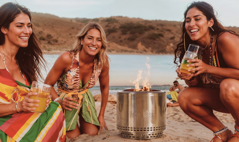 HerQs Smokeless FirePit Blaze gebruiksgemak